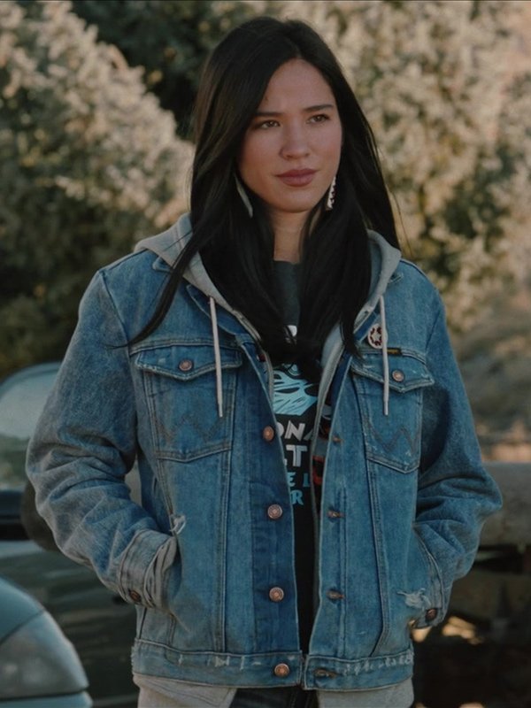 Kelsey Asbille Blue Denim Jacket