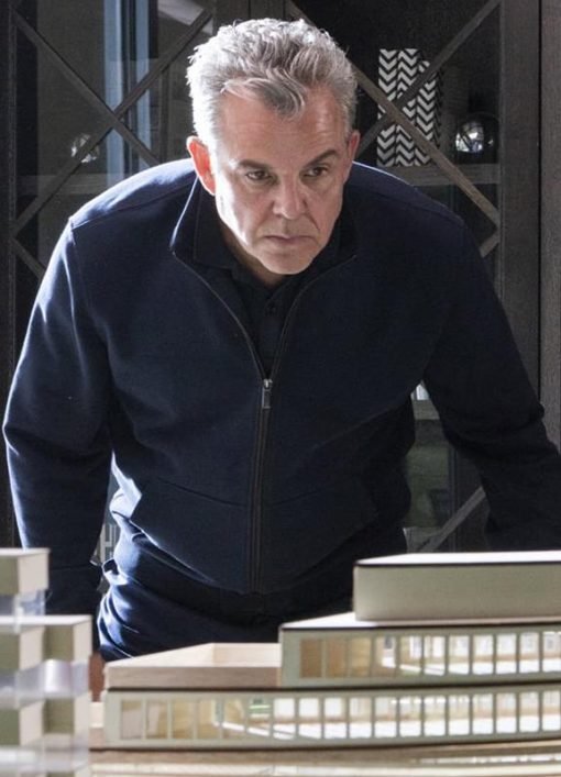 Danny Huston Dan Jenkins Fabric Jacket